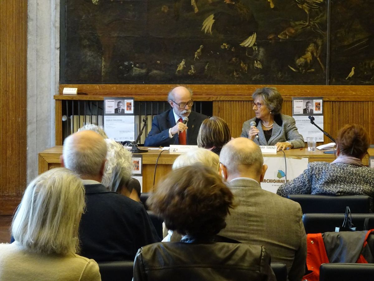 Foto: PAOLO VOLPONI conferenza prof. Aguzzi